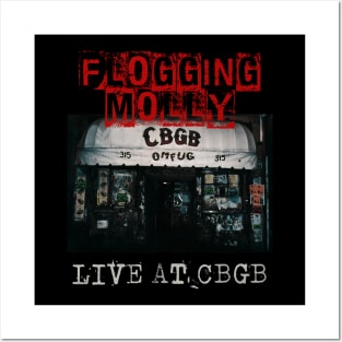 flogging live at cbgb Posters and Art